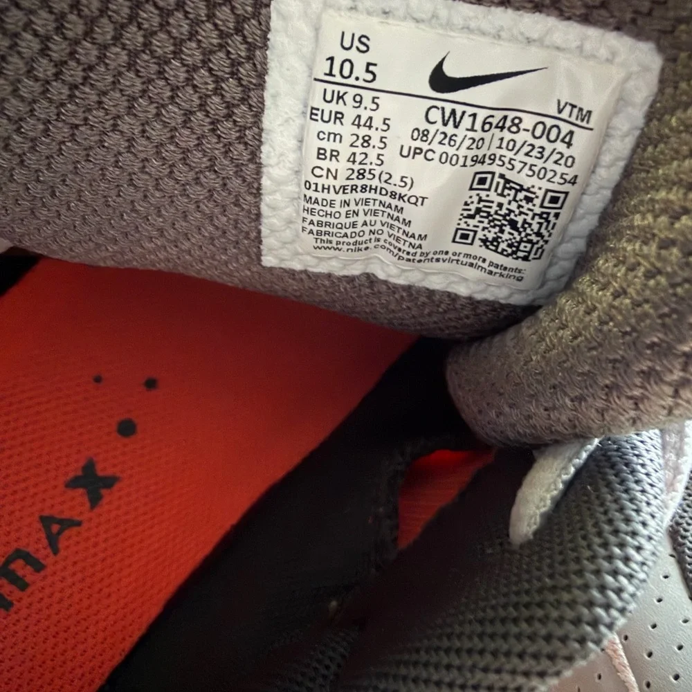 Nike Air Max Genome Anthracite Bright Crimson Sneakers | 10.5 - Picture 13 of 13
